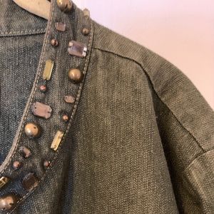 Olive Green Jean Jacket